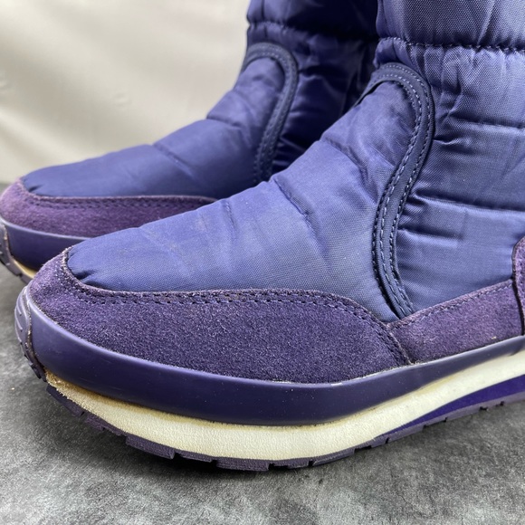 Rubber Duck Women’s Shoes Purple 8.5 W Wide Suede Slip On  Waterproof Boots - Picture 15 of 16